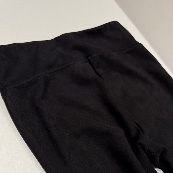 Andrew Marc Faux Suede High Waisted Ankle Pants, Black, Size M - Picture 7 of 12